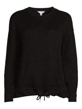 Time and Tru Women's Drawstring Hem Textured Top XL